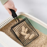 Maxbell Cat Litter Spoon with Hook Sifting Kitten Portable Kitty Litter Scoop