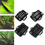Maxbell Aquascaping Tools Kit Replacement Portable Aquariums Glass Scraper Equipment 5pcs Silver