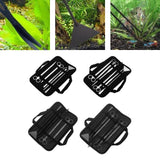 Maxbell Aquascaping Tools Kit Replacement Portable Aquariums Glass Scraper Equipment 5pcs Silver