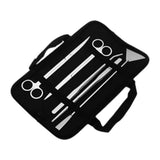 Maxbell Aquascaping Tools Kit Replacement Portable Aquariums Glass Scraper Equipment 5pcs Silver