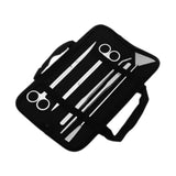 Maxbell Aquascaping Tools Kit Replacement Portable Aquariums Glass Scraper Equipment 5pcs Silver