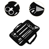 Maxbell Aquascaping Tools Kit Replacement Portable Aquariums Glass Scraper Equipment 5pcs Silver