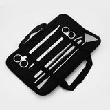 Maxbell Aquascaping Tools Kit Replacement Portable Aquariums Glass Scraper Equipment 5pcs Silver