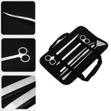 Maxbell Aquascaping Tools Kit Replacement Portable Aquariums Glass Scraper Equipment 5pcs Silver