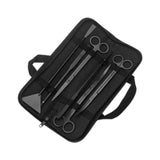 Maxbell Aquascaping Tools Kit Replacement Portable Aquariums Glass Scraper Equipment 6pcs Black