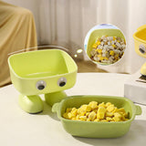 Maxbell Elevated Cat Bowl Detachable Cat Dish 15° Tilted for Kitty Kitten Small Dogs Green