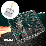 Maxbell Cat Litter Scoop Metal Pet Sand Waste Scooper for Rabbits Kittens Sand Waste Silver wooden handle