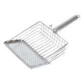 Maxbell Cat Litter Scoop Metal Pet Sand Waste Scooper for Rabbits Kittens Sand Waste Silver