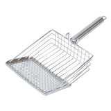 Maxbell Cat Litter Scoop Metal Pet Sand Waste Scooper for Rabbits Kittens Sand Waste Silver