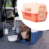 Maxbell Pet Travel Carrier Transport Box Carrying Cat Kennel for Cats Rabbits Kitten Pink