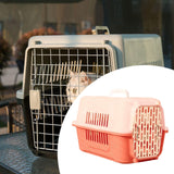 Maxbell Pet Travel Carrier Transport Box Carrying Cat Kennel for Cats Rabbits Kitten Pink