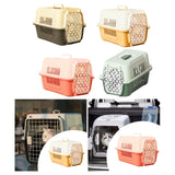 Maxbell Pet Travel Carrier Transport Box Carrying Cat Kennel for Cats Rabbits Kitten Pink