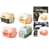 Maxbell Pet Travel Carrier Transport Box Carrying Cat Kennel for Cats Rabbits Kitten Pink