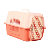 Maxbell Pet Travel Carrier Transport Box Carrying Cat Kennel for Cats Rabbits Kitten Pink