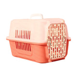 Maxbell Pet Travel Carrier Transport Box Carrying Cat Kennel for Cats Rabbits Kitten Pink
