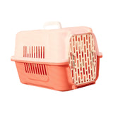 Maxbell Pet Travel Carrier Transport Box Carrying Cat Kennel for Cats Rabbits Kitten Pink