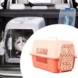 Maxbell Pet Travel Carrier Transport Box Carrying Cat Kennel for Cats Rabbits Kitten Pink