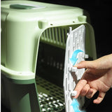 Maxbell Pet Travel Carrier Transport Box Carrying Cat Kennel for Cats Rabbits Kitten Green