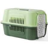 Maxbell Pet Travel Carrier Transport Box Carrying Cat Kennel for Cats Rabbits Kitten Green