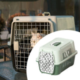 Maxbell Pet Travel Carrier Transport Box Carrying Cat Kennel for Cats Rabbits Kitten Green