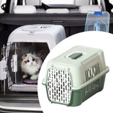 Maxbell Pet Travel Carrier Transport Box Carrying Cat Kennel for Cats Rabbits Kitten Green