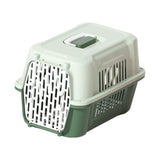 Maxbell Pet Travel Carrier Transport Box Carrying Cat Kennel for Cats Rabbits Kitten Green
