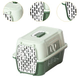 Maxbell Pet Travel Carrier Transport Box Carrying Cat Kennel for Cats Rabbits Kitten Green