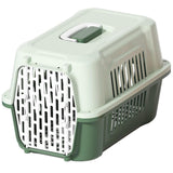 Maxbell Pet Travel Carrier Transport Box Carrying Cat Kennel for Cats Rabbits Kitten Green