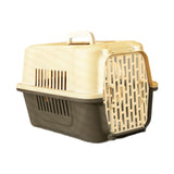 Maxbell Pet Travel Carrier Transport Box Carrying Cat Kennel for Cats Rabbits Kitten Gray
