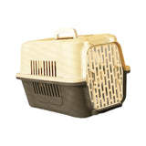 Maxbell Pet Travel Carrier Transport Box Carrying Cat Kennel for Cats Rabbits Kitten Gray