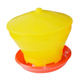 Maxbell Chicken Feeder Large Capacity Bird Automatic Feeding Bucket Hen Pigeon Quail yellow