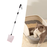 Maxbell Cat Litter Scoops Extendable Cat Litter Scoops for Bunny Pets Supplies Kittens Pink