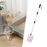 Maxbell Cat Litter Scoops Extendable Cat Litter Scoops for Bunny Pets Supplies Kittens Pink
