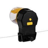 Maxbell Automatic Fish Feeder Newts Adjustable Self Feed Portable Vacation Feeder yellow