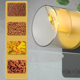 Maxbell Automatic Fish Feeder Newts Adjustable Self Feed Portable Vacation Feeder yellow