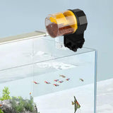 Maxbell Automatic Fish Feeder Newts Adjustable Self Feed Portable Vacation Feeder yellow