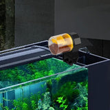 Maxbell Automatic Fish Feeder Newts Adjustable Self Feed Portable Vacation Feeder yellow