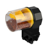 Maxbell Automatic Fish Feeder Newts Adjustable Self Feed Portable Vacation Feeder yellow