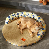 Maxbell Summer Cooling Dog Bed Summer Pet Mat Cooling Pets Nest for Dogs Puppy Kitten L and Green