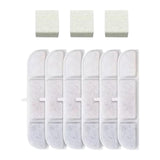 Maxbell 6 Pieces Cat Water Fountain Filters Replacable Portable Water Feeder Filters