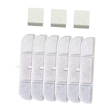 Maxbell 6 Pieces Cat Water Fountain Filters Replacable Portable Water Feeder Filters