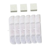Maxbell 6 Pieces Cat Water Fountain Filters Replacable Portable Water Feeder Filters