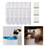 Maxbell 6 Pieces Cat Water Fountain Filters Replacable Portable Water Feeder Filters