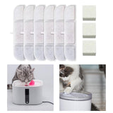 Maxbell 6 Pieces Cat Water Fountain Filters Replacable Portable Water Feeder Filters