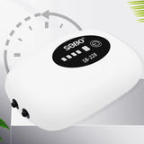 Maxbell Aquarium Air Pump Portable Powerful Air Pump for Moving Hydroponics Fish Tank 2 Outlets
