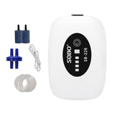 Maxbell Aquarium Air Pump Portable Powerful Air Pump for Moving Hydroponics Fish Tank 2 Outlets