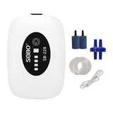 Maxbell Aquarium Air Pump Portable Powerful Air Pump for Moving Hydroponics Fish Tank 2 Outlets