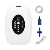 Maxbell Aquarium Air Pump Portable Powerful Air Pump for Moving Hydroponics Fish Tank 1 Outlet