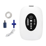 Maxbell Aquarium Air Pump Portable Powerful Air Pump for Moving Hydroponics Fish Tank 1 Outlet