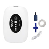 Maxbell Aquarium Air Pump Portable Powerful Air Pump for Moving Hydroponics Fish Tank 1 Outlet